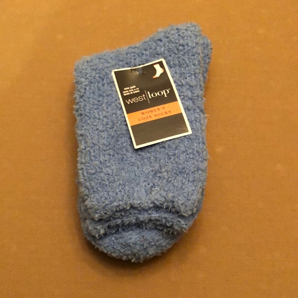 New West Loop Women’s Cozy Socks - Blue